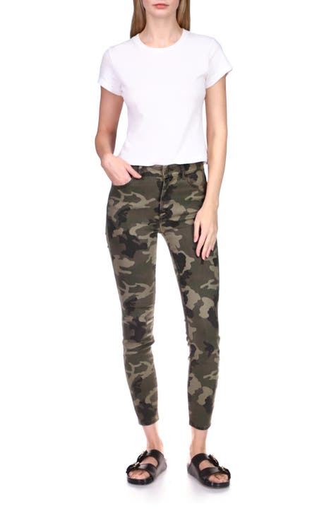 Farrow Camo High Rise Skinny Jeans