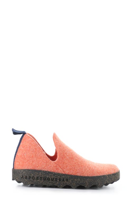 Shop Asportuguesas By Fly London City Sneaker In 087 Orange Rainraw Felt