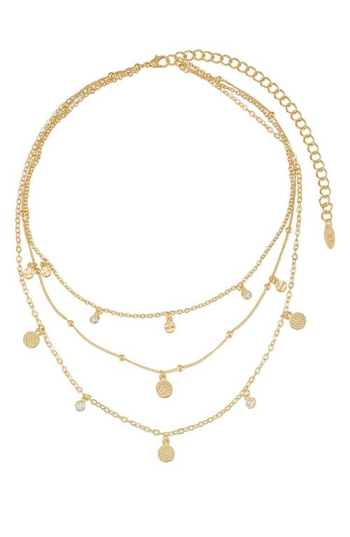 Ettika Multistrand Necklace in Gold at Nordstrom