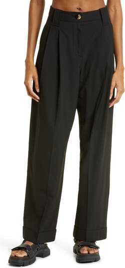 Pleated Loose Fit Pants