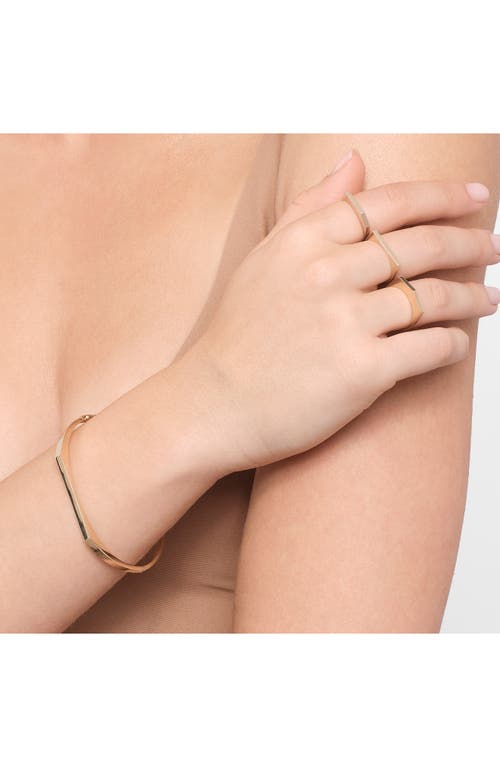 LANA LANA GEOMETRIC EDGE RING