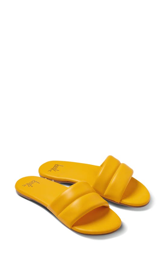 Shop Beek Sugarbird Slide Sandal In Sunflower
