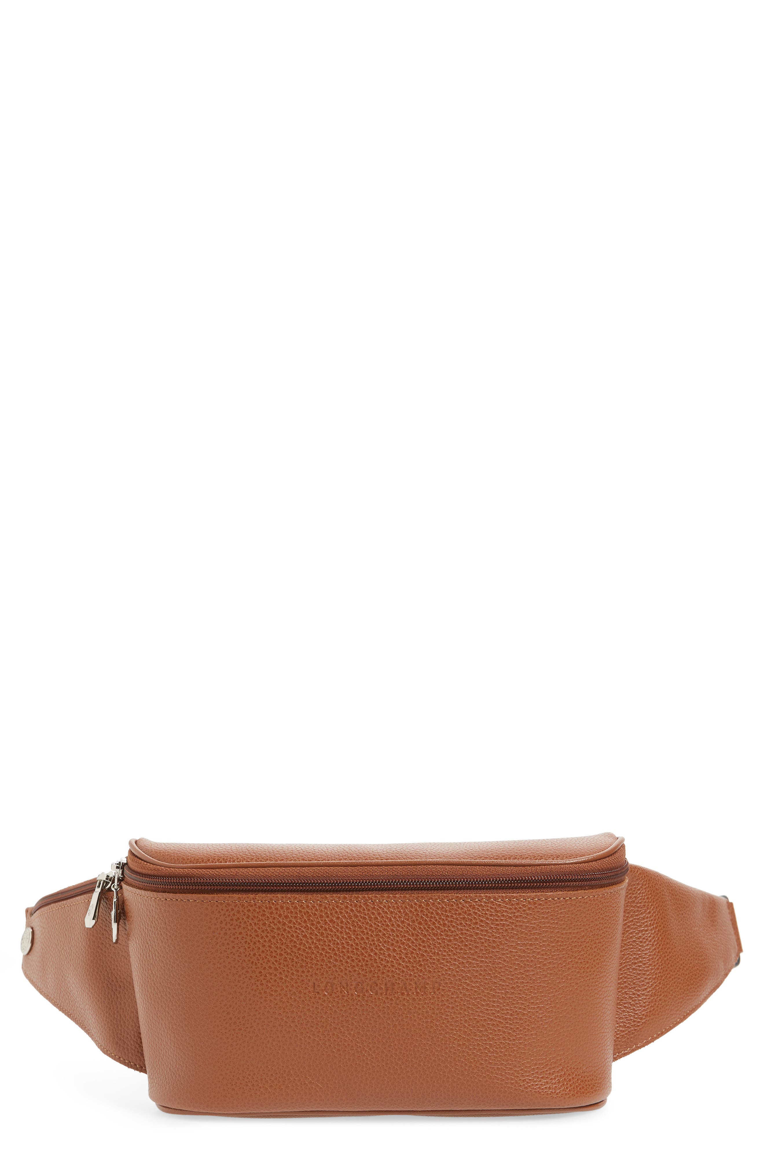 Longchamp Le Foulonné Leather Belt Bag 