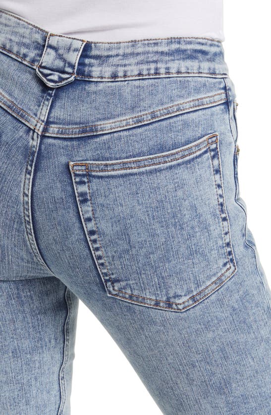 FRAME FRAME THE SNAPPED DENIM LEGGINGS