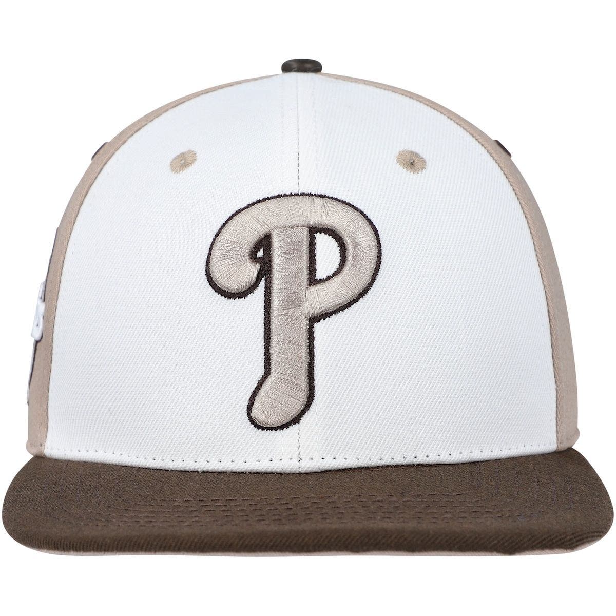 PRO STANDARD Men's Pro Standard White/Brown Philadelphia Phillies