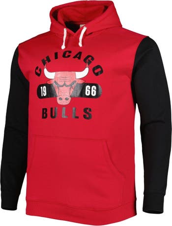 Men's Fanatics Branded Red Chicago Bulls Big & Tall Graphic Shorts