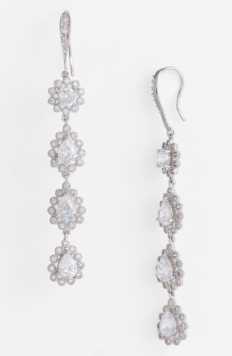 Cz by kenneth jay lane earrings Clearance
