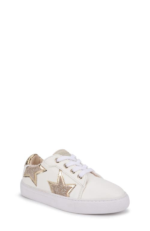 Shop Yosi Samra Miss Harper Sneaker In White/gold