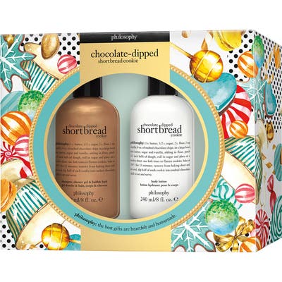 Philosophy Chocolate-Dipped Shortbread Cookie Duo