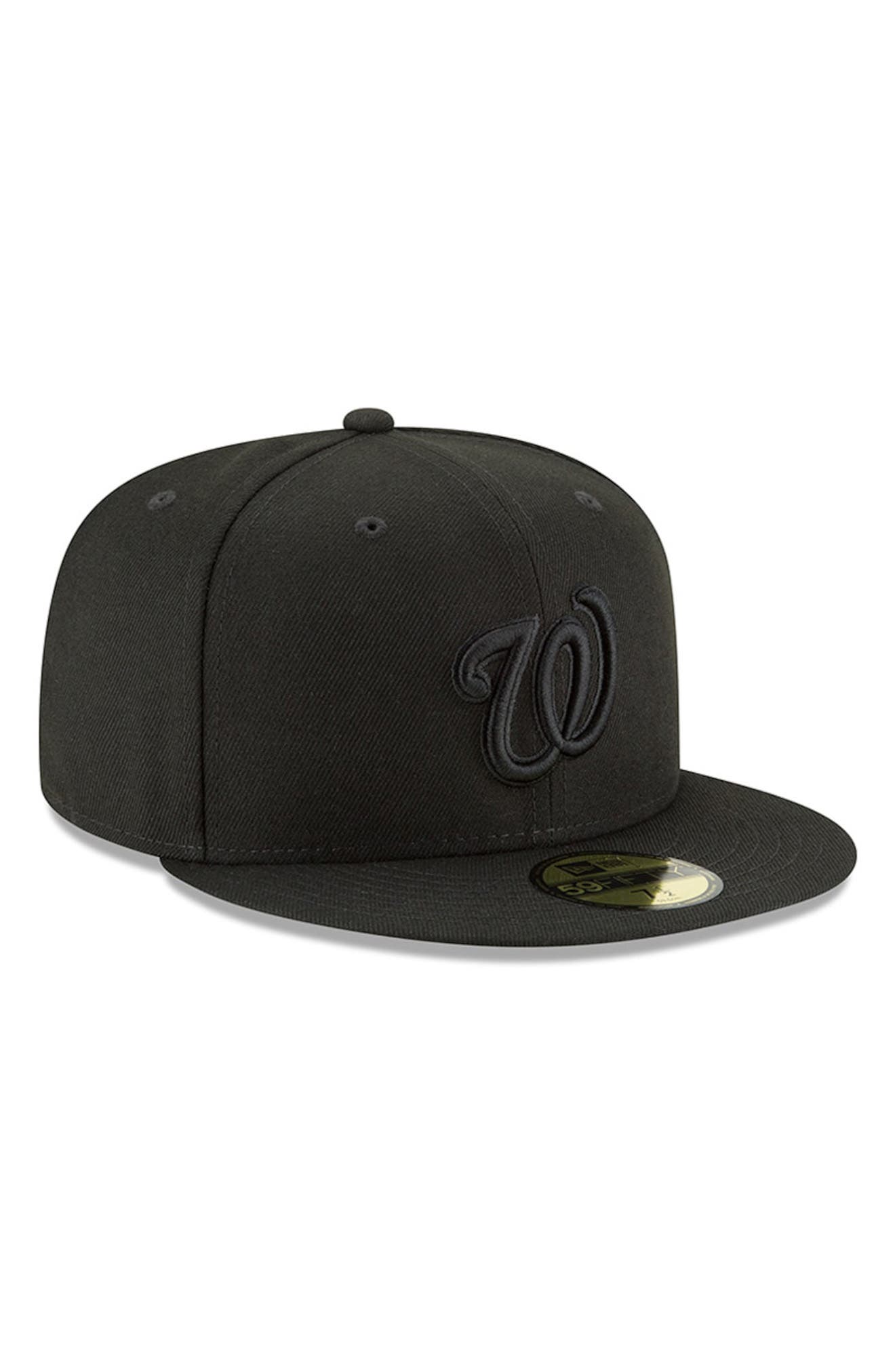 black washington nationals snapback