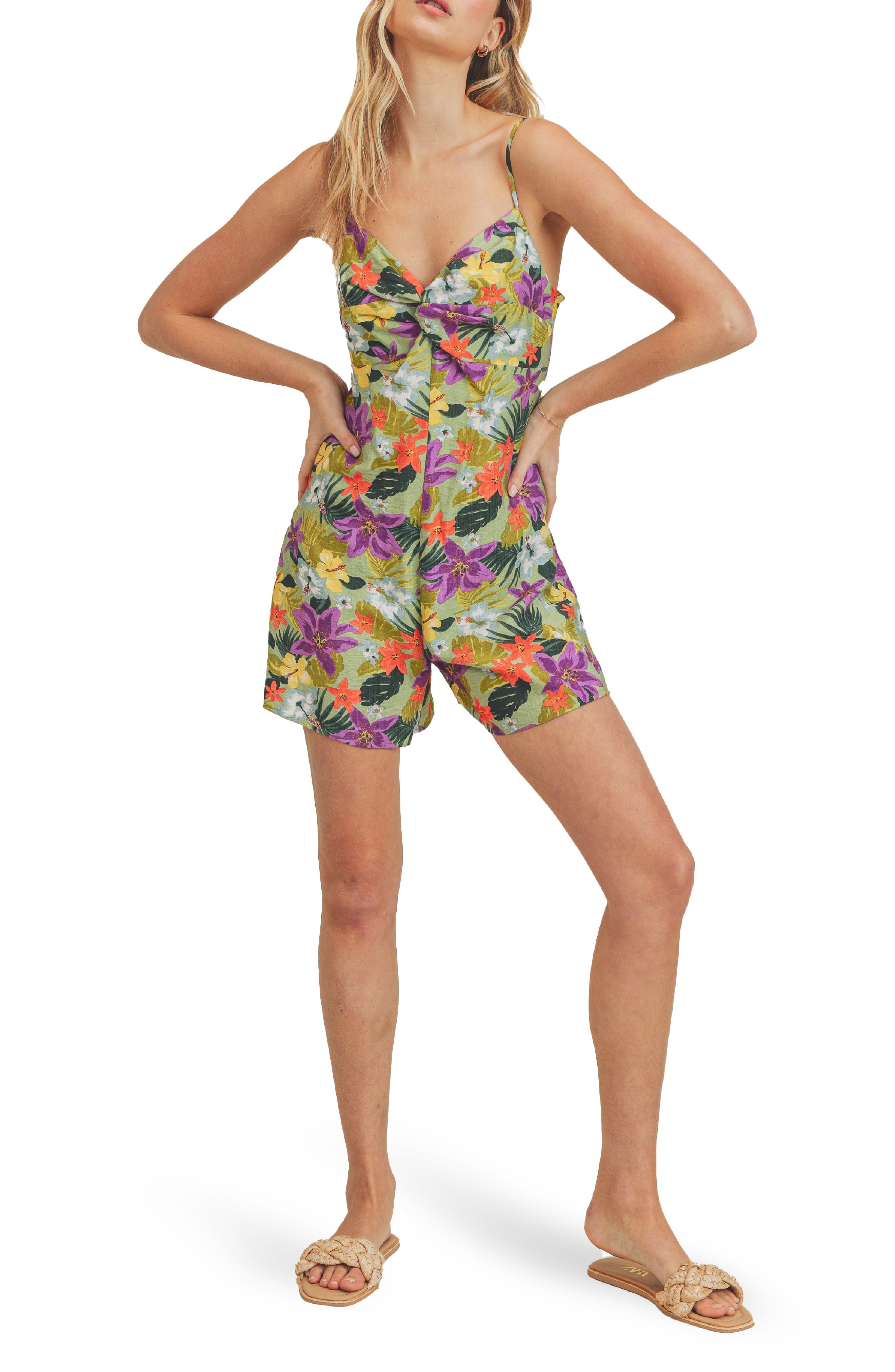Lush Twist Front Romper | Nordstromrack