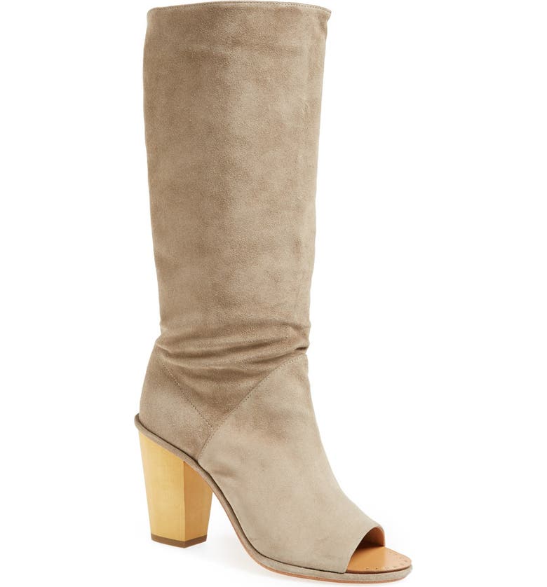 VC Signature 'Opah' Open Toe Suede Boot (Women) | Nordstrom