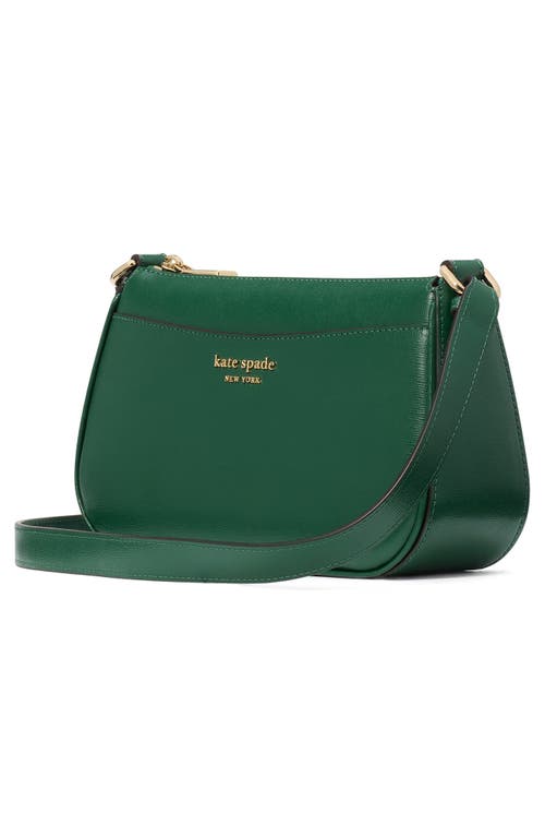 Shop Kate Spade New York Small Bleecker Saffiano Leather Crossbody Bag In Arugula