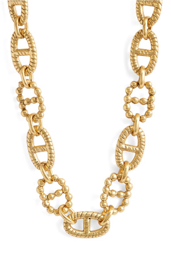 Karine Sultan Collar Chain Necklace In Gold