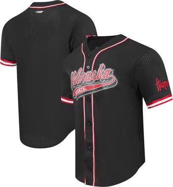 Husker Baseball Jersey In Black