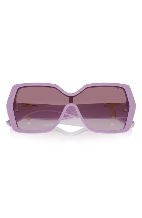 Tiffany & Co Sleek Cat-eye Sunglasses For Women In Violet