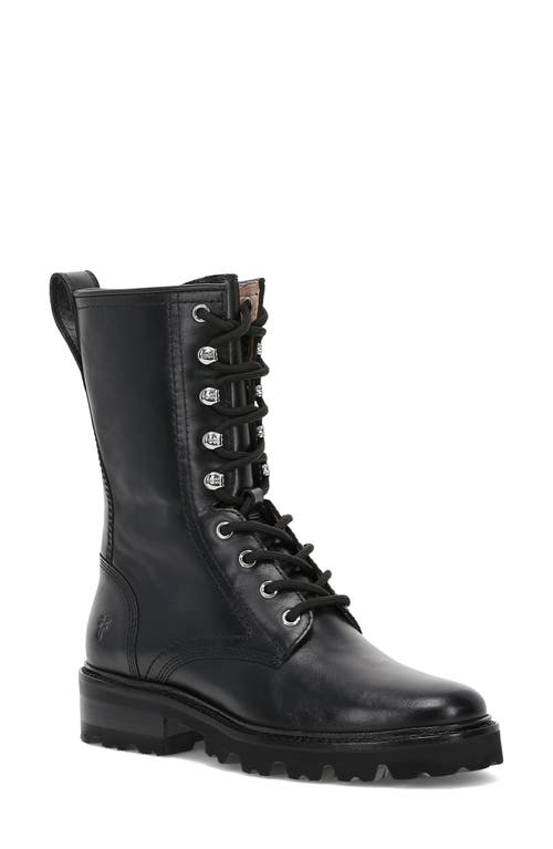 Shop Frye Olivia Combat Boot In Black