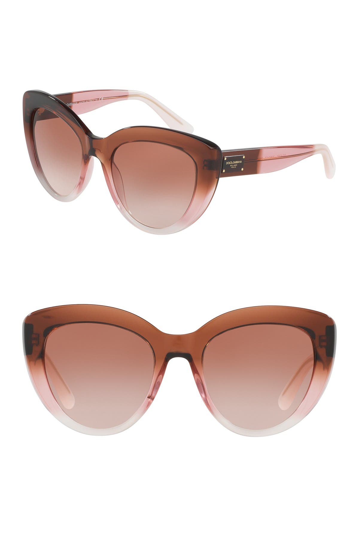 dolce and gabbana red cat eye glasses