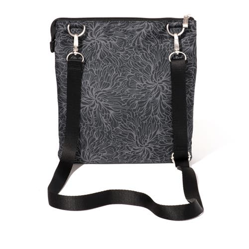 Baggallini Out And About Crossbody Bag In Midnight Blossom