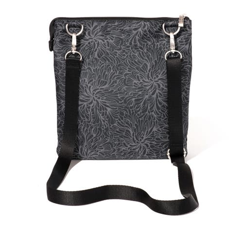 Shop Baggallini Out And About Crossbody Bag In Midnight Blossom