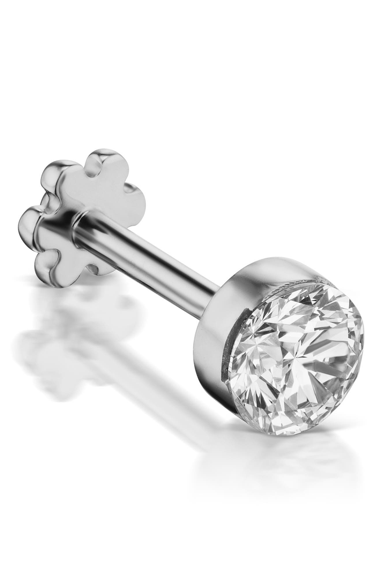 threaded diamond stud