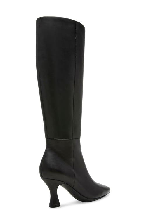 Shop Anne Klein Perfection Knee High Boot In Black Leather