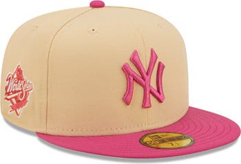 New Era Men's New Era Orange/Pink New York Yankees 1999 World Series Mango  Passion 59FIFTY Fitted Hat