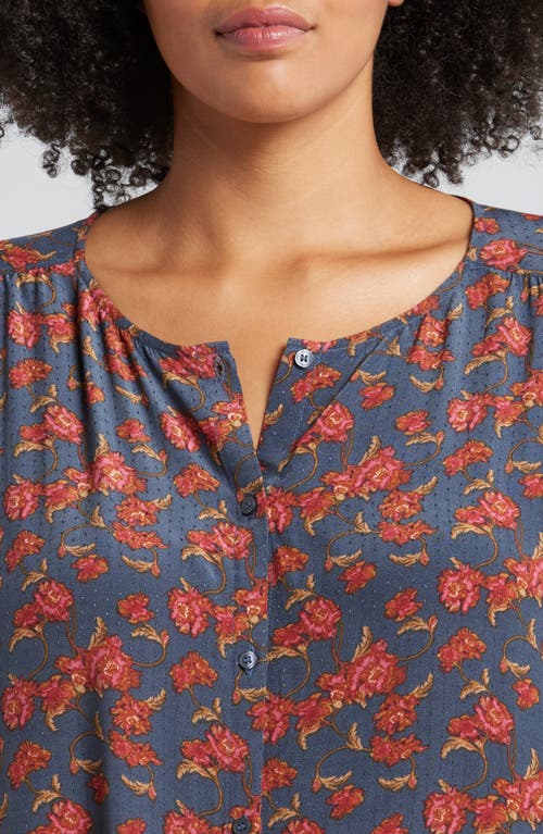 TREASURE & BOND TREASURE & BOND FLORAL BUTTON-UP TOP