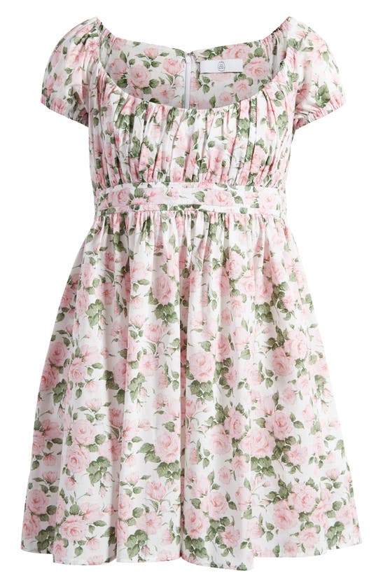 Shop Dauphinette X Liberty London Myrtle Carline Rose Print Cotton Dress
