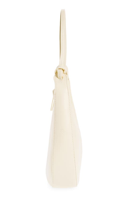 Shop Reformation Medium Rosetta Shoulder Bag In Parmesan
