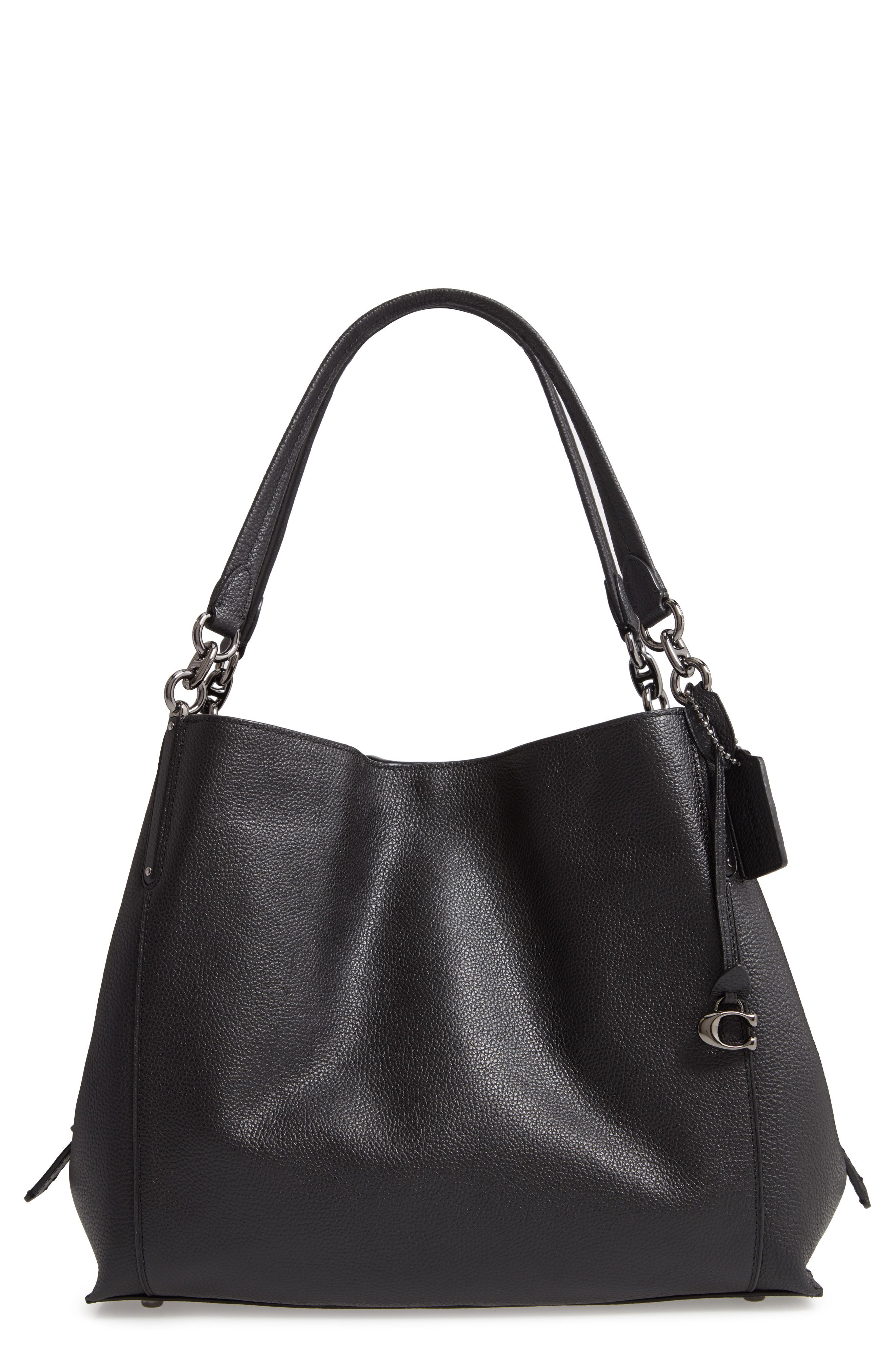 COACH Dalton 31 Pebbled Leather Shoulder Bag Nordstrom