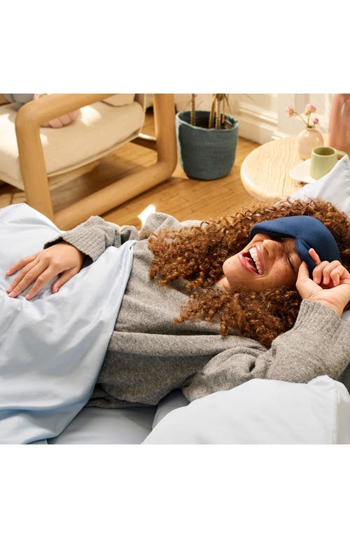 Bearaby Dreamer Weighted Eye Mask In Midnight Blue