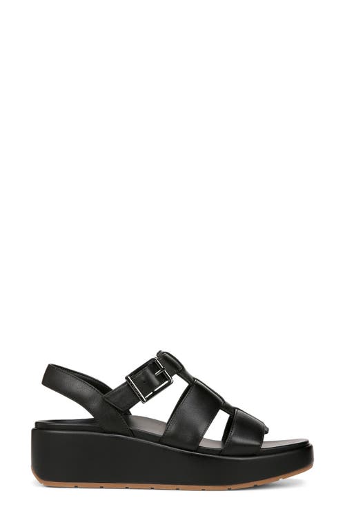 Vionic Delano Platform Fisherman Sandal In Black