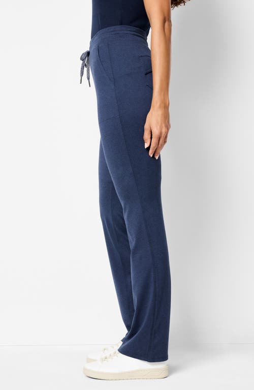 Shop Nz Active By Nic+zoe Brushed Wide Leg Pants In Ink