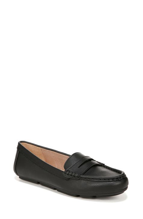 Woman BLACK Loafers in Leather XXW59C0DD40MRK42B999