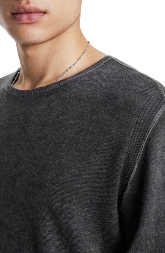 Shop John Varvatos Silk & Cashmere Sweater In Light Grey