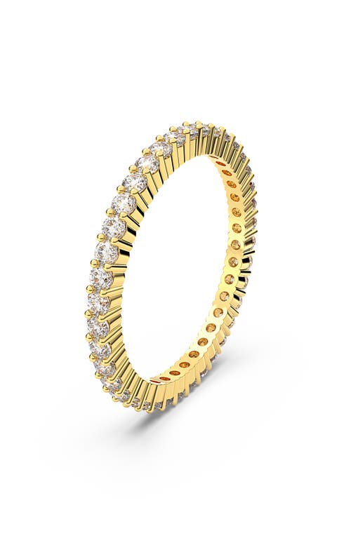 Swarovski Vittore Eternity Ring in Gold at Nordstrom