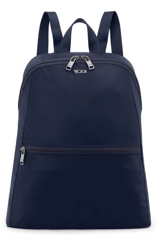 Voyageur Just in Case Packable Nylon Travel Backpack in Indigo
