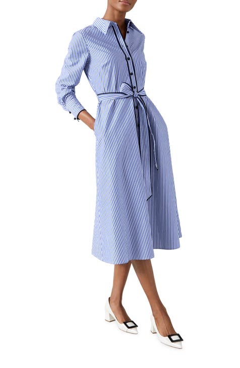 Women s Blue Shirtdresses Nordstrom