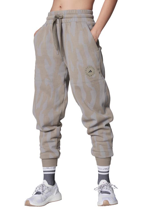 adidas by Stella McCartney Print Sweatpants in Clay/Dovgry