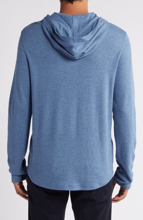 Shop Vince Pima Cotton Blend Hoodie In Bayou