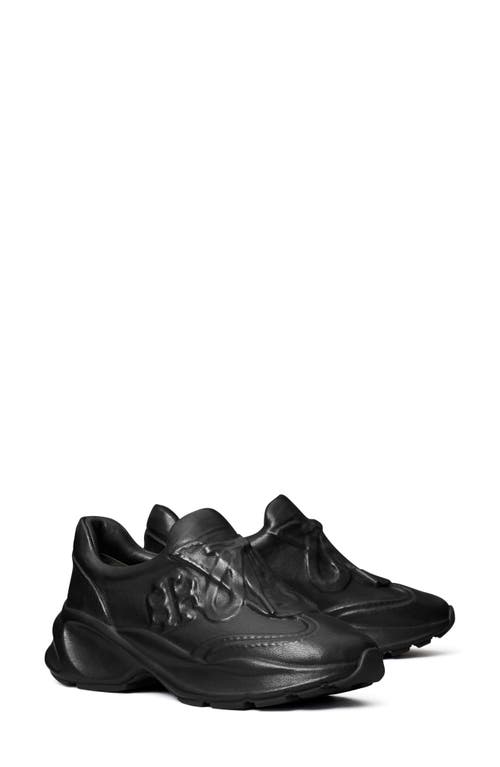 Tory Burch Good Luck X-ray Trainer In Perfect Black