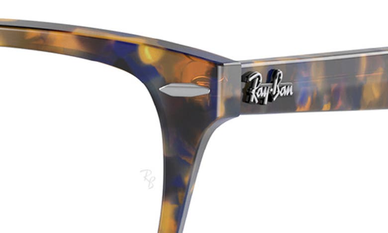 Ray Ban 53mm Square Optical Glasses In Yellow