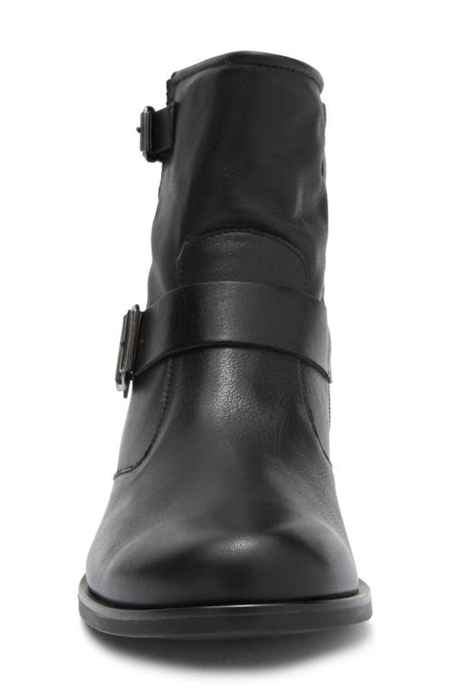 Paul Green Wyatt Bootie In Black Washed Leather