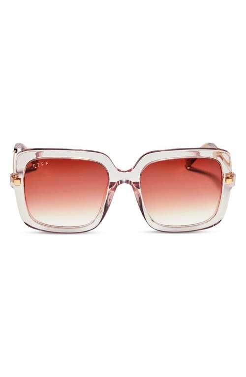 DIFF DIFF SANDRA 54MM GRADIENT SQUARE SUNGLASSES