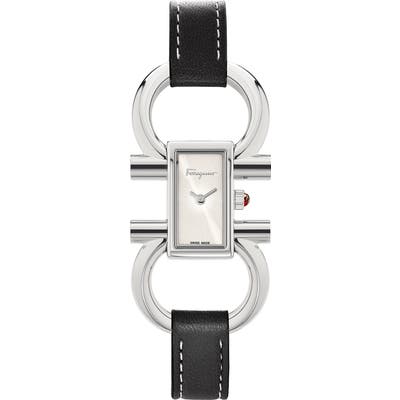 Salvatore Ferragamo Double Gancini Bracelet Watch, 13.5Mm X 23.5Mm