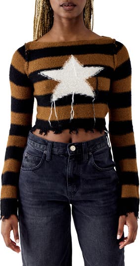 Star intarsia outlet sweater