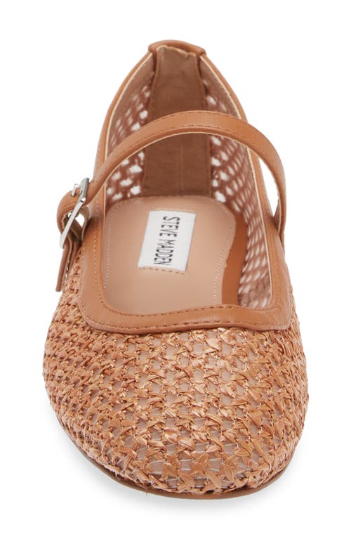 Steve Madden Caeli Mary Jane Flat In Tan