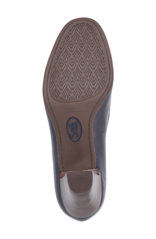 Söfft Lucinda Water Resistant Loafer Pump In Sky Navy