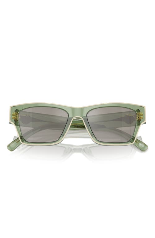 Shop Tory Burch 53mm Rectangular Sunglasses In Green